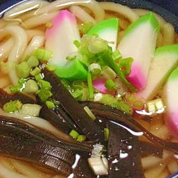 もったいない 出汁昆布うどん